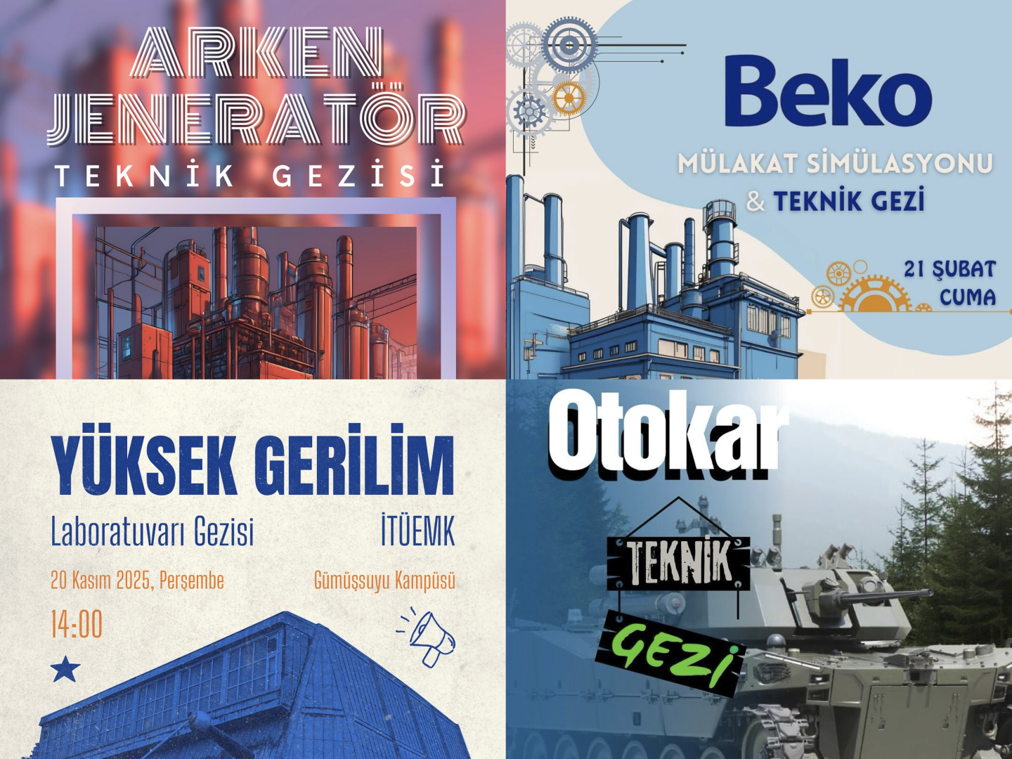İTÜ EMK teknik gezilerinden bir fotoğraf
